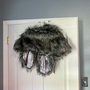 Fake fur! Cute for wedding and events over dresses